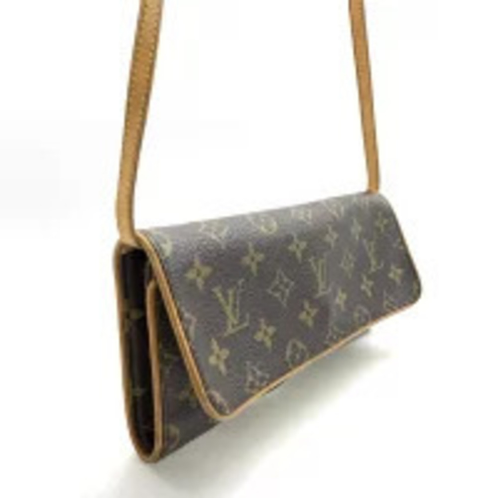 Louis Vuitton Bag Shoulder Pochette Monogram Twin Brown